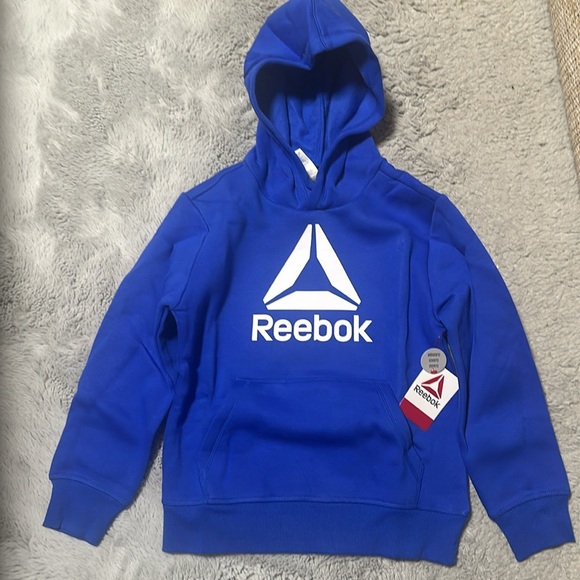 Reebok unisex Kid Pullover Hoodie Size Small 6/7 - Picture 3 of 12